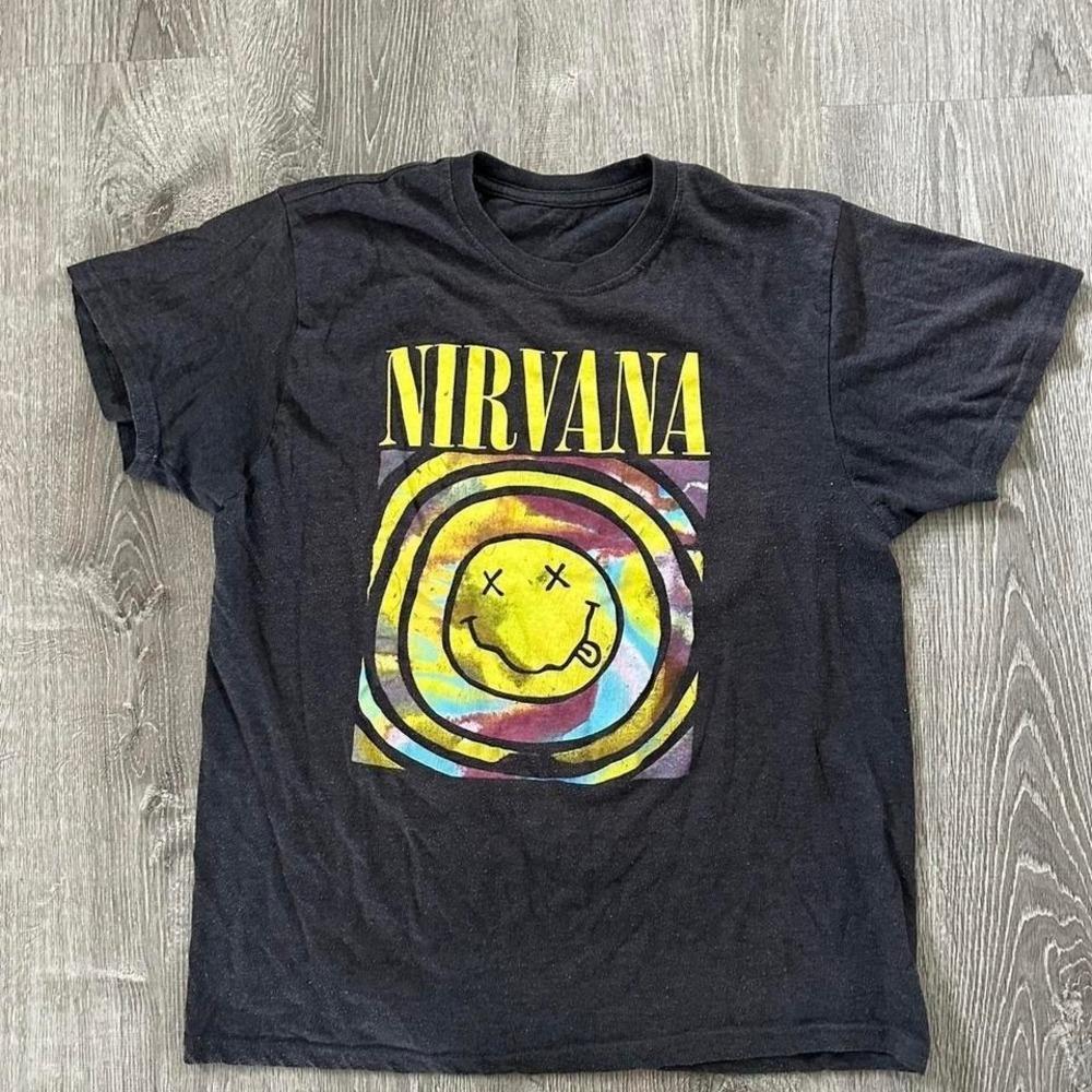 Nirvana Smiley Face‎ T-shirt